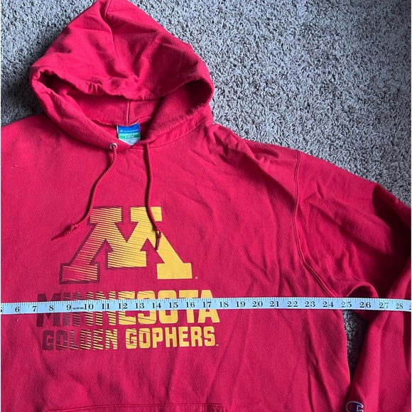 Champion Eco Fleece XL Minnesota Golden Gophers Hoodie Sweatshirt Mens - Picture 4 of 6